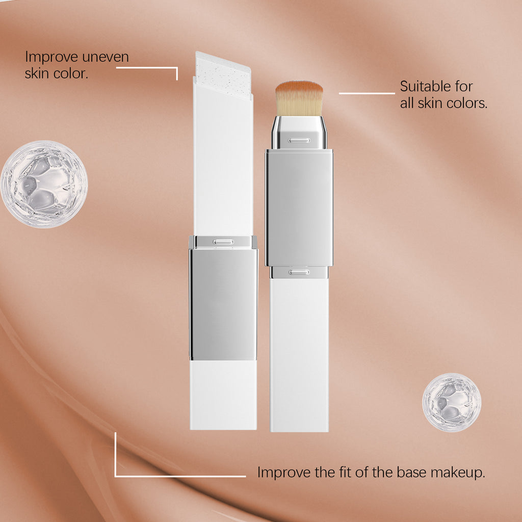 AMZ 2-in-1 Color-Changing Foundation Stick (Dark Skin Tone) - Alternate angle view