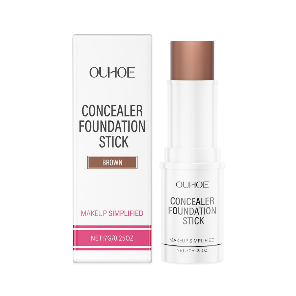 Ivory Concealer Foundation Stick - Finished coverage look
