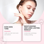 Protective Moisturizing Foundation - Texture and shade swatch