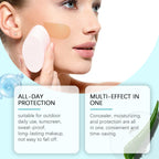 Protective Moisturizing Foundation (Natural Color) - Ingredient list close-up