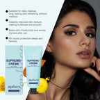 Long-lasting concealer for dark skin tones, lightweight - Ingredient list close-up