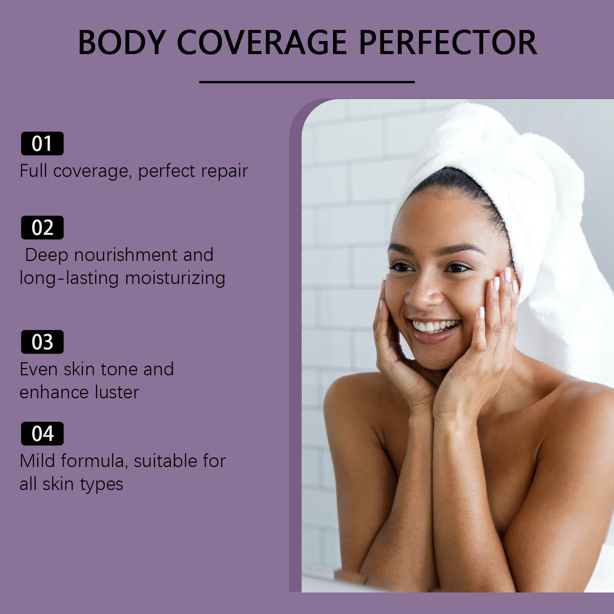 Natural Skin Tone Concealer - Ingredient list close-up