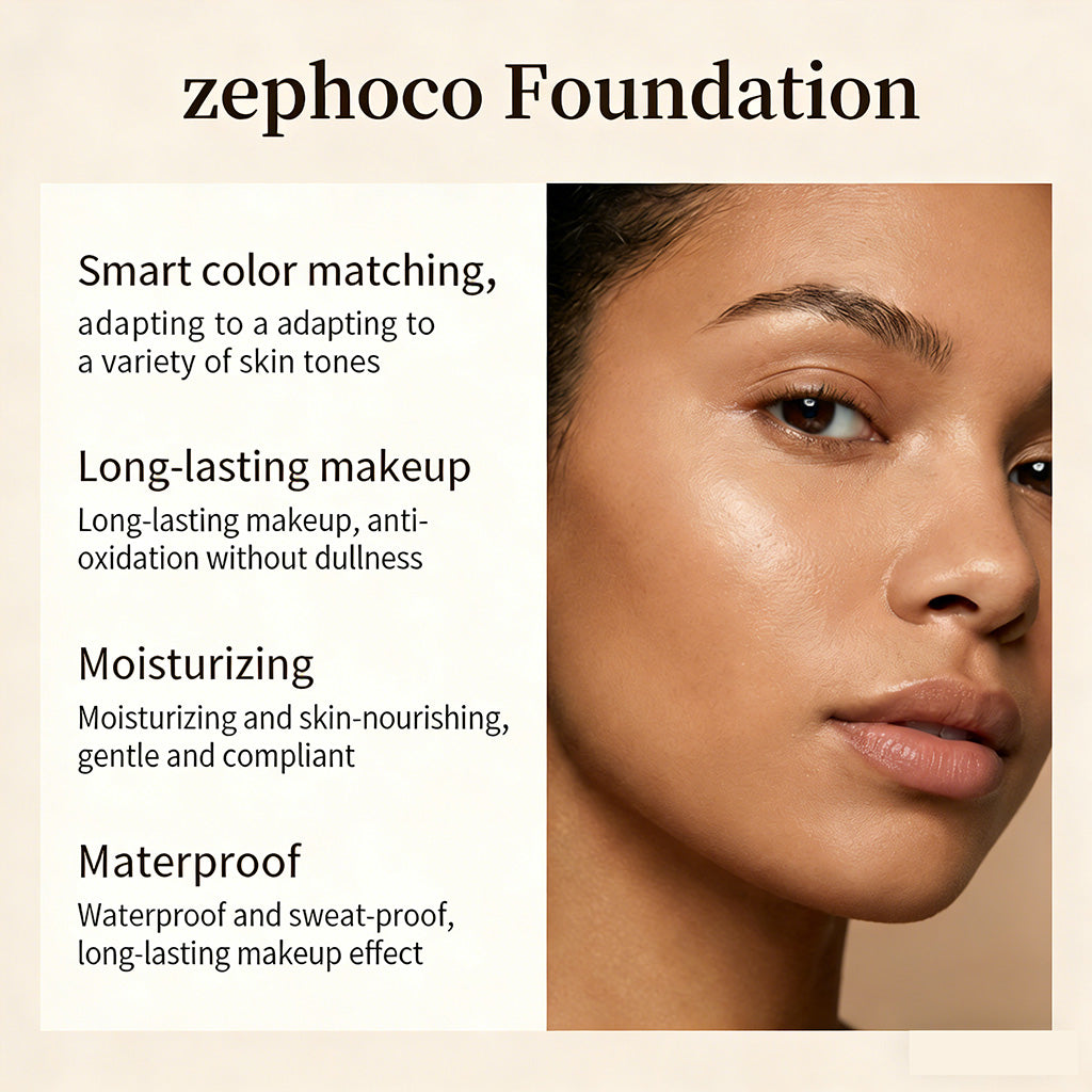 Temperature-Sensitive Color-Changing Foundation (Deep Flesh Color) - Alternate angle view