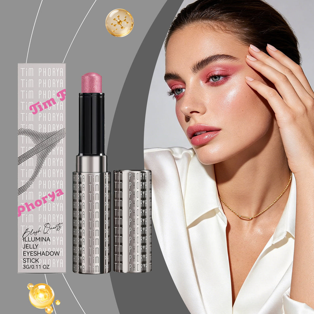 Bright Jelly Eyeshadow Stick (Pearl Pink) - Lifestyle usage photo