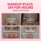 Facial pore primer, firming pore smoothing skin concealer - Close-up detail shot