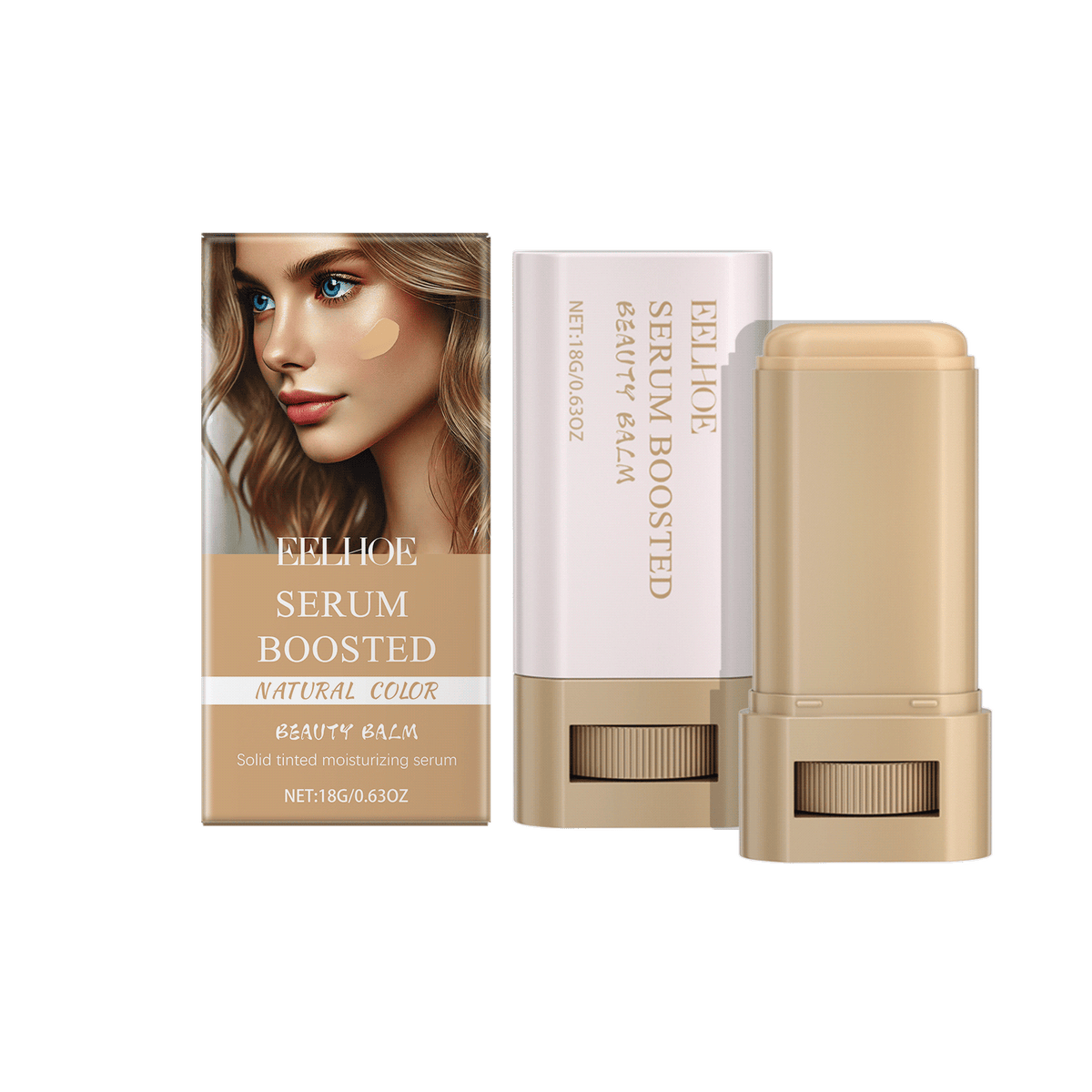 Hydrating and Moisturizing Foundation Stick - Size and usage reference