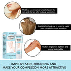 Underarm beauty cream, moisturizing hydrating body lotion for knees - Size and usage reference
