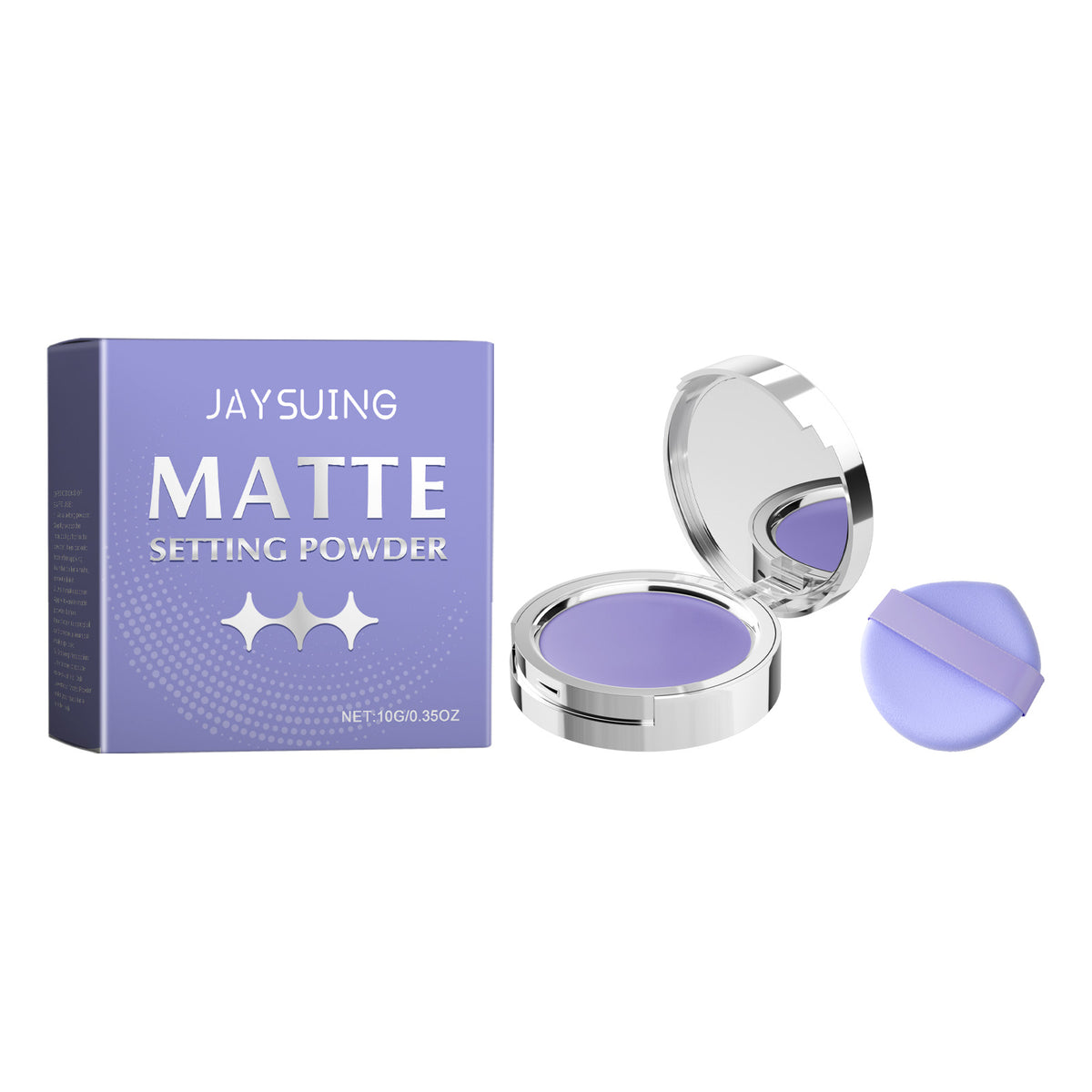 Matte setting powder, natural, long-lasting, oil-controlling - Main product photo