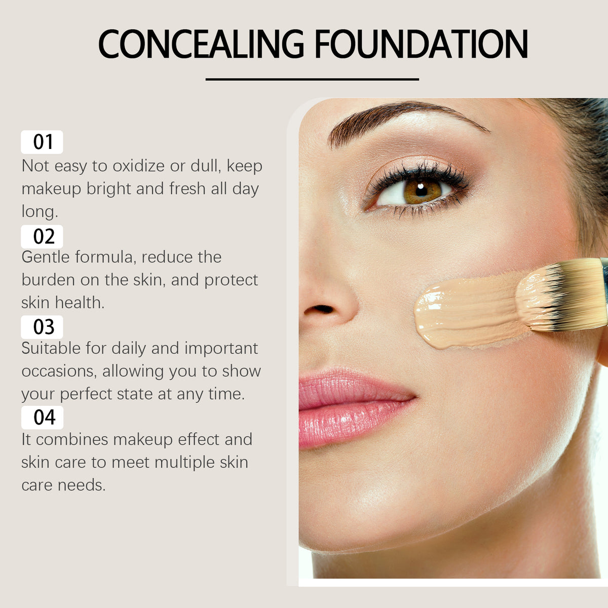 Concealing Foundation - Alternate angle view