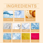 Temperature-Sensitive Color-Changing Foundation (Deep Flesh Color) - Packaging back with ingredient list