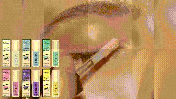 Shimmering Liquid Eyeshadow - Application step
