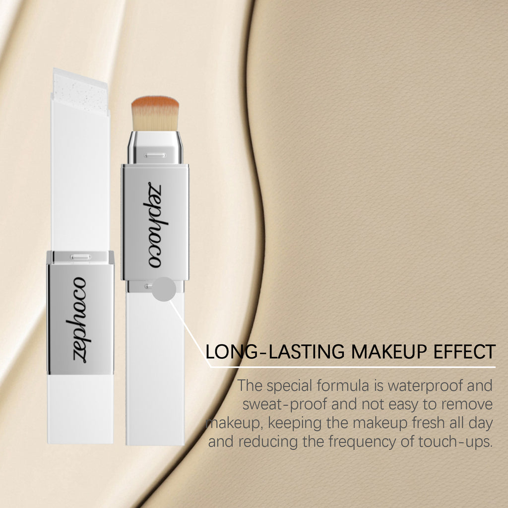 zephoco 2-in-1 Color-Changing Foundation Stick - Ivory White