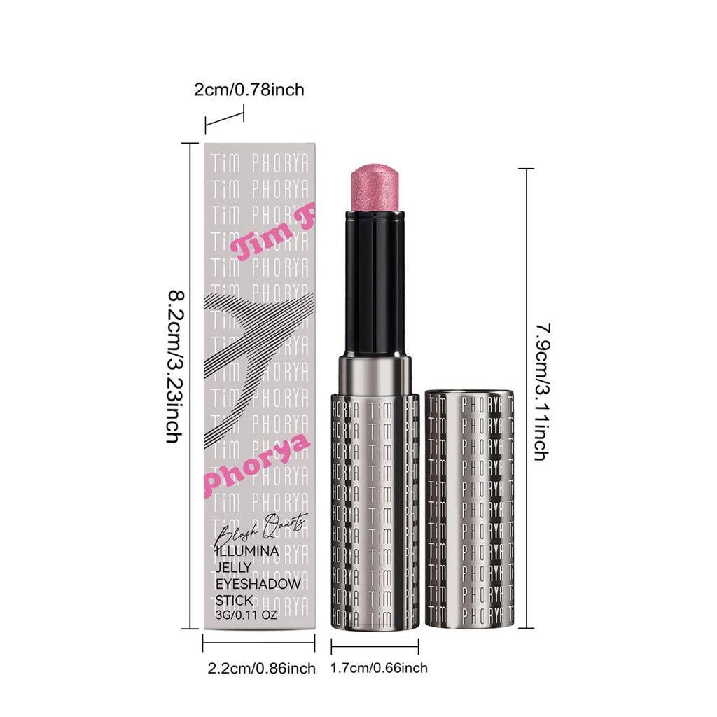 Bright Jelly Eyeshadow Stick (Pearl Pink) - Shade variety display