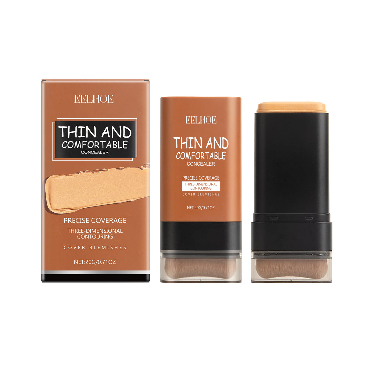 Lightweight Sheer Concealing Foundation Stick - Application demonstration