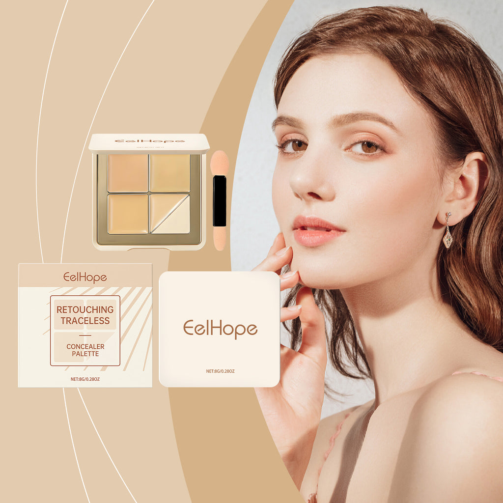 Concealer palette, fine powder, natural - Additional product angle