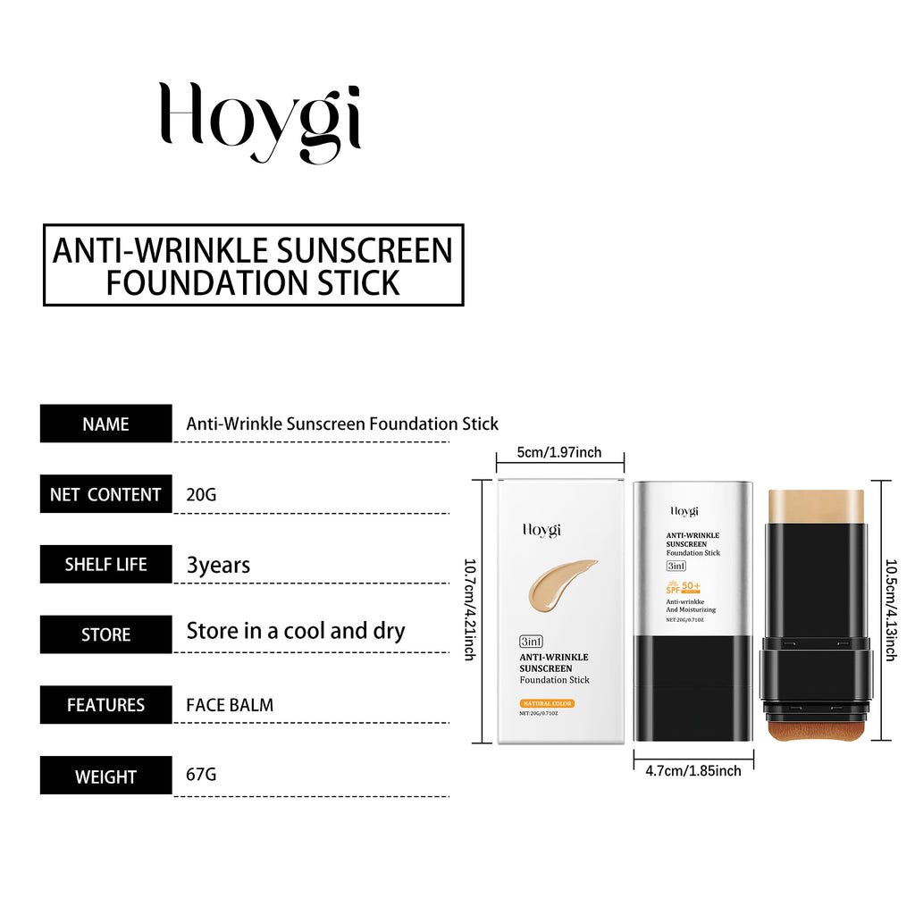 Moisturizing and Nourishing Foundation Stick - Finished coverage look