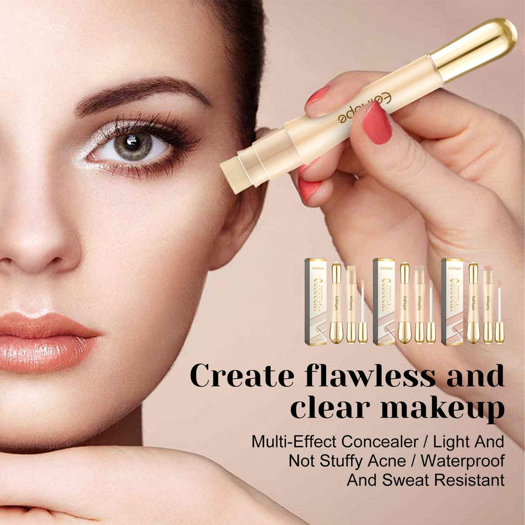 Eelhope Dual-Ended Concealer Stick | Natural White - JiaroPack