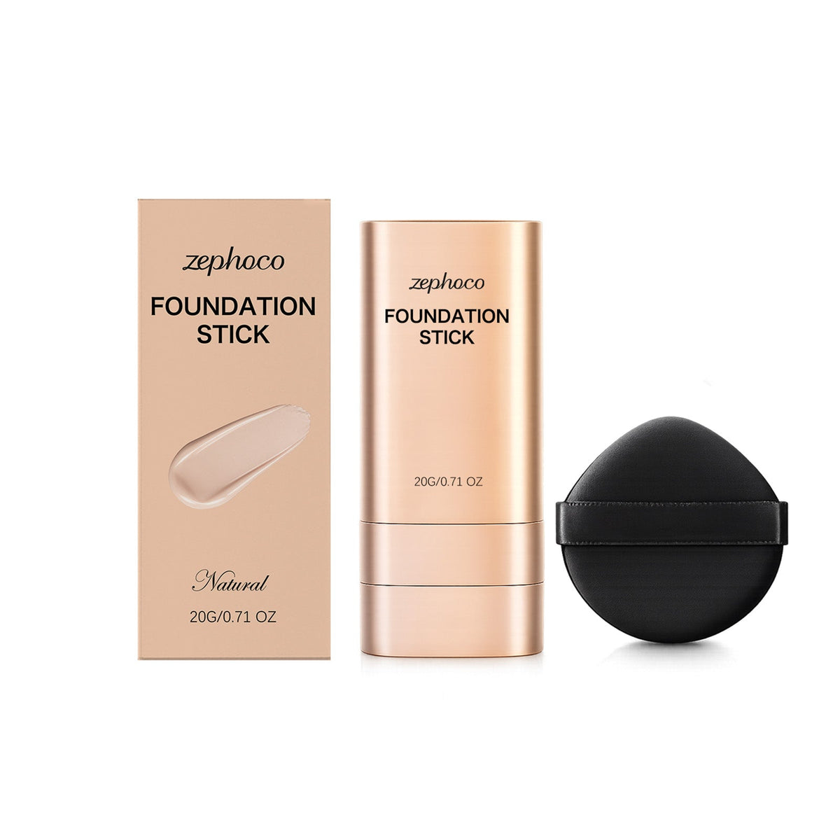zephoco Clear Concealer Foundation Stick | Natural Color - JiaroPack