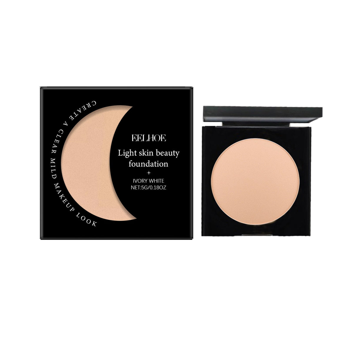 EELHOE Hydrating Concealer Foundation Cream | Ivory White - JiaroPack